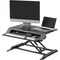 Fellowes Workstation, Sit-Stand, 34-2/5"Wx28-2/5"Lx7-3/5"H, Black FEL8215001 - alternate 2
